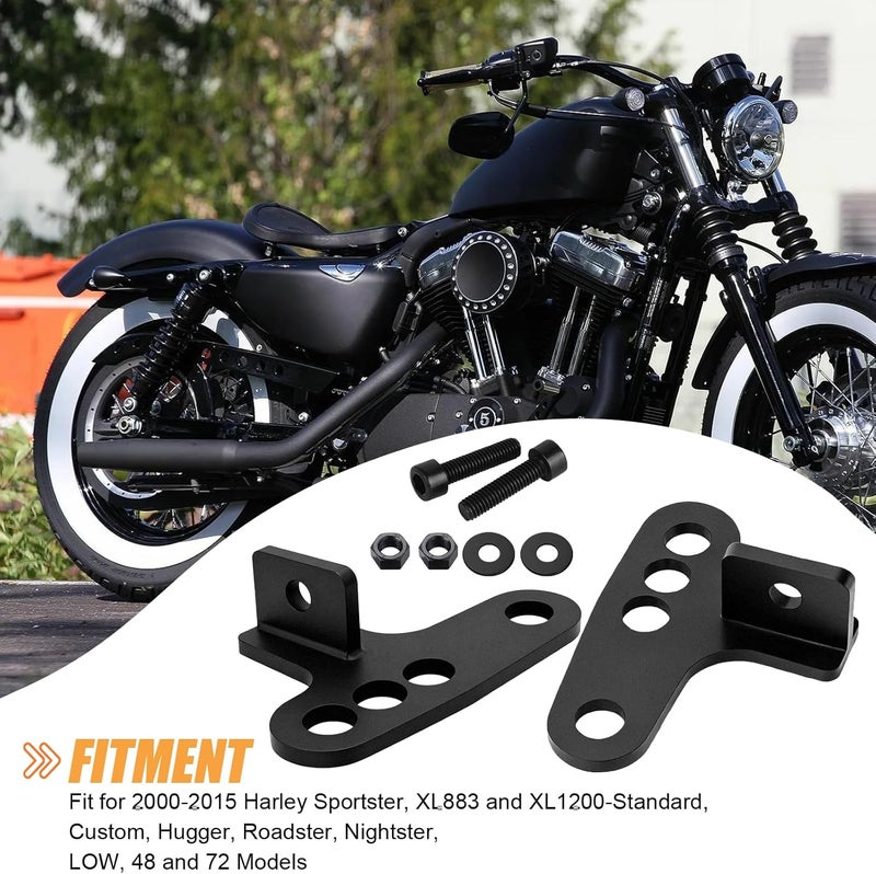 VPZMT 1''-3'' Adjustable Lowering Kit Fits for 2000-2015 Harley SPORTSTER XL883/XL1200 - Image 2